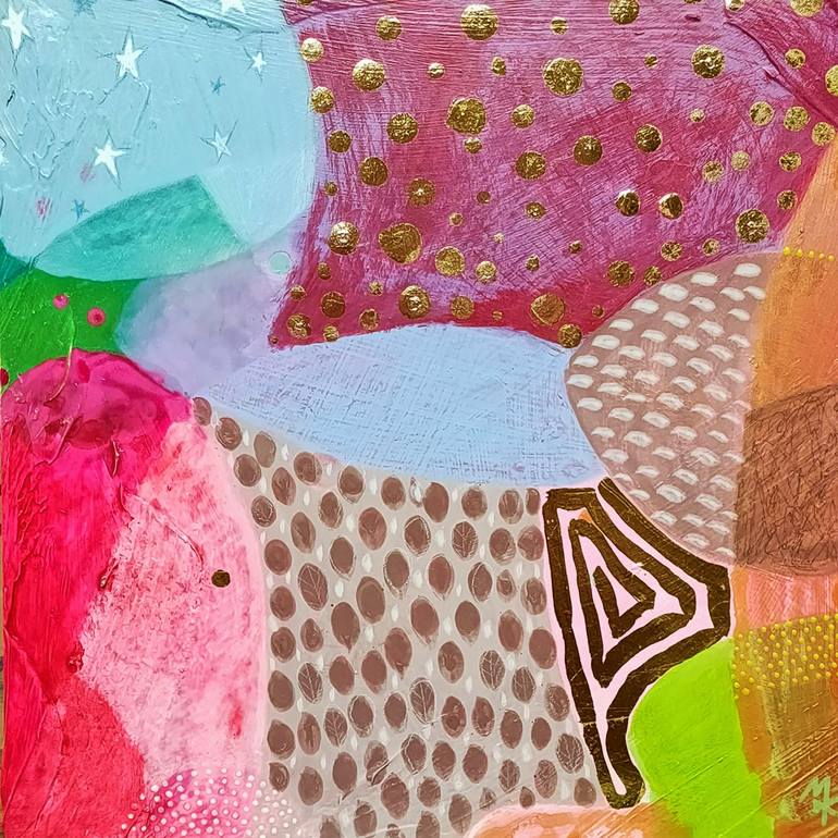 Original Abstract Landscape Paintings by Krisztina Megyeri