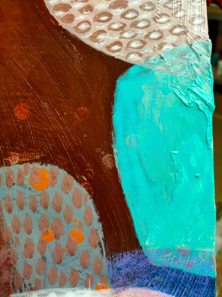 Original Abstract Expressionism Abstract Painting by Krisztina Megyeri