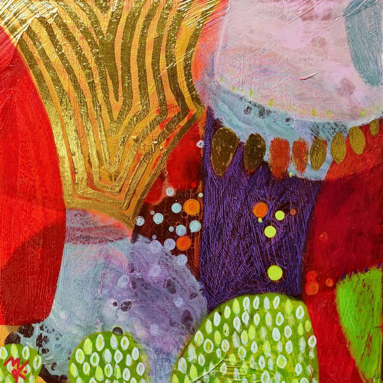 Original Abstract Expressionism Abstract Paintings by Krisztina Megyeri