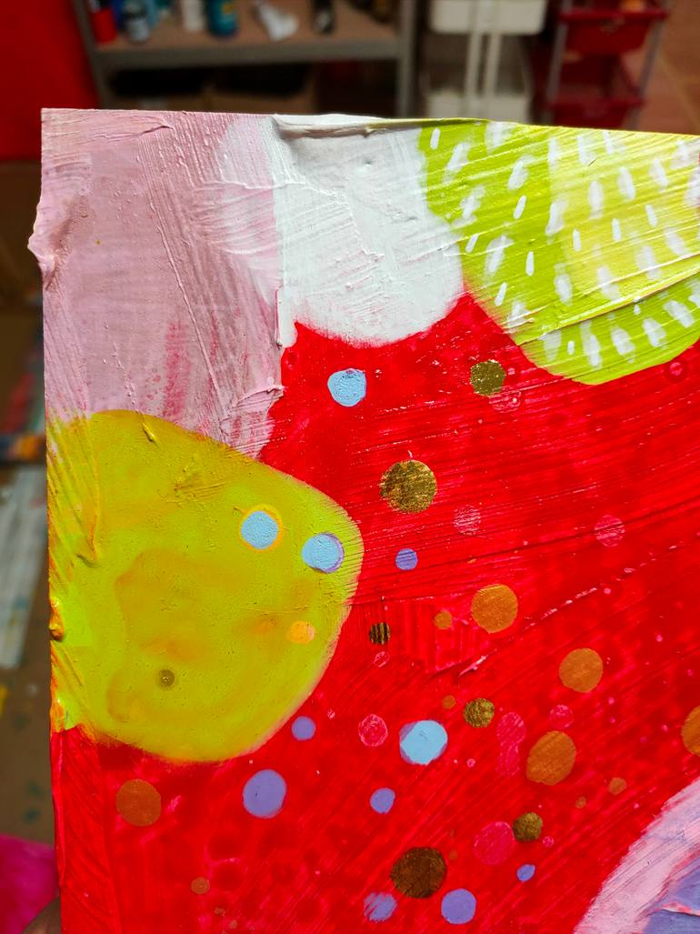 Original Abstract Landscape Painting by Krisztina Megyeri