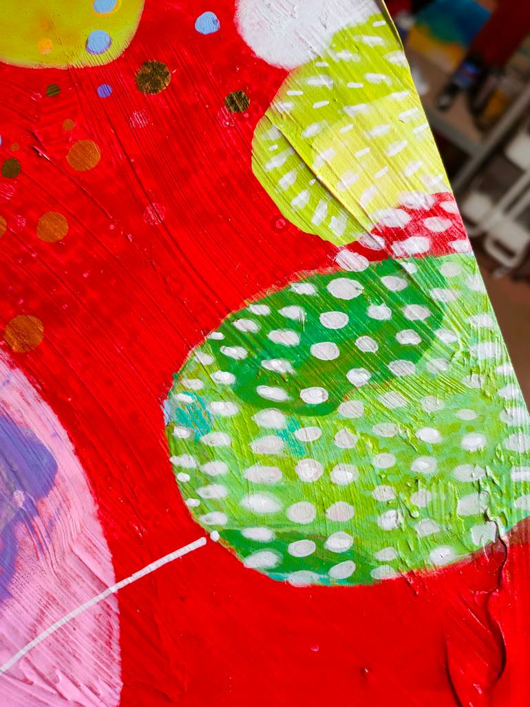 Original Abstract Landscape Painting by Krisztina Megyeri