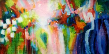 Original Abstract Expressionism Abstract Painting by Krisztina Megyeri