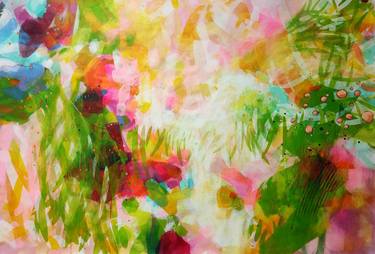 Original Abstract Landscape Painting by Krisztina Megyeri