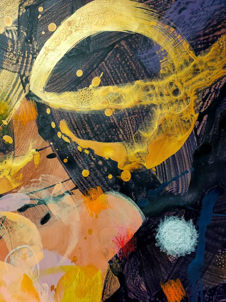 Original Abstract Expressionism Abstract Painting by Krisztina Megyeri