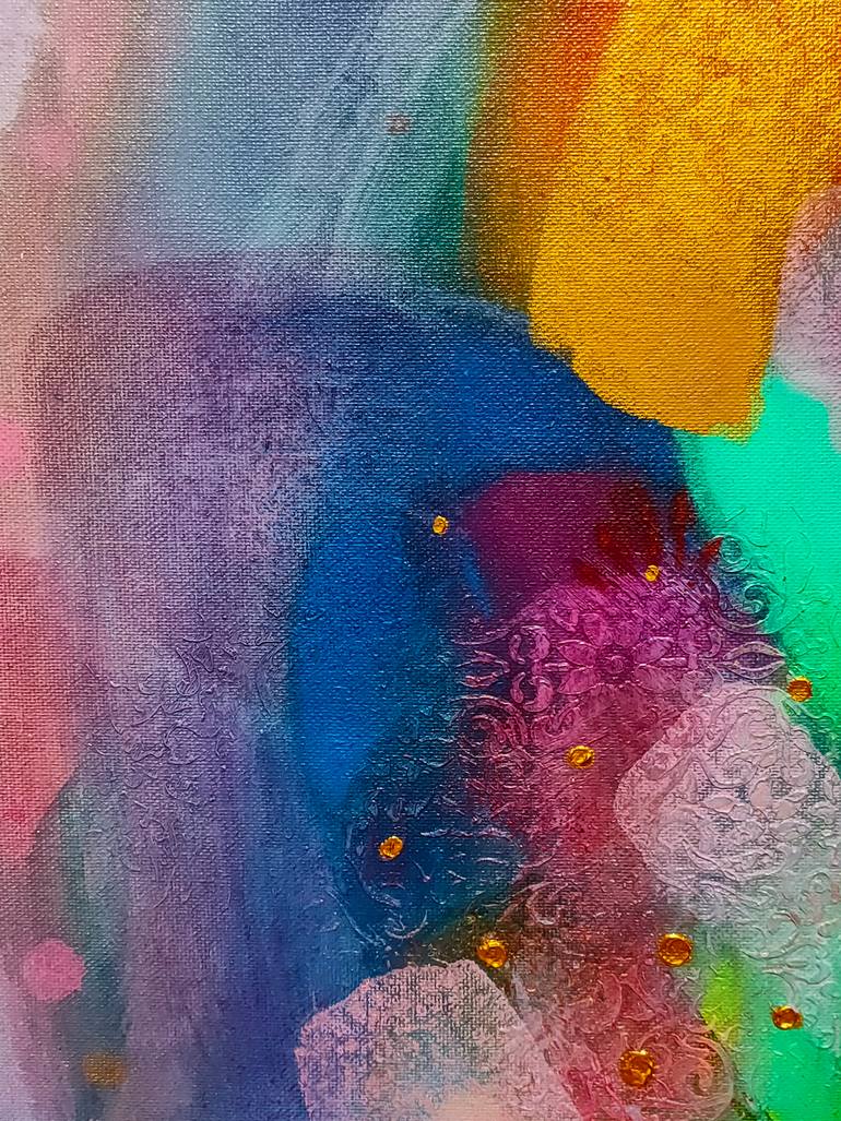 Original Abstract Expressionism Abstract Painting by Krisztina Megyeri