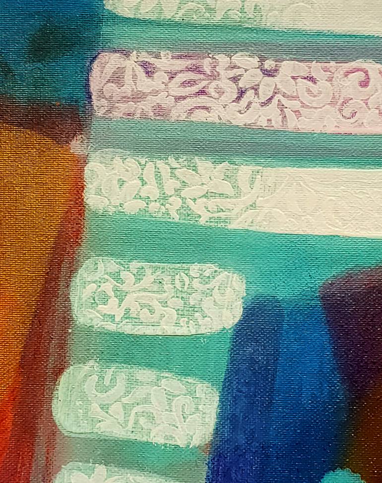 Original Abstract Expressionism Abstract Painting by Krisztina Megyeri