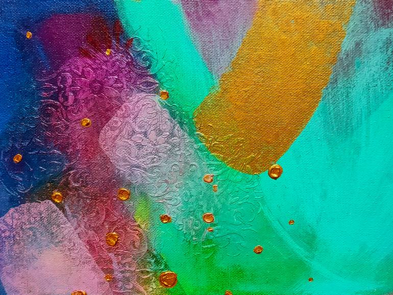 Original Abstract Expressionism Abstract Painting by Krisztina Megyeri