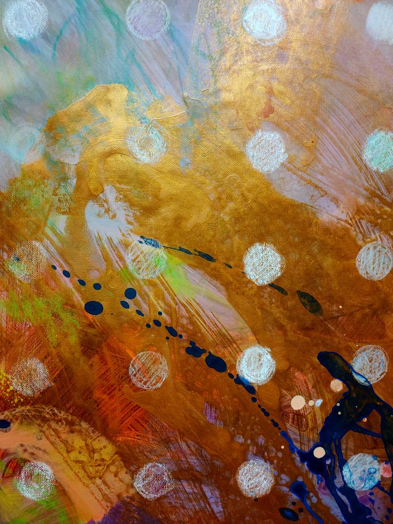 Original Abstract Love Painting by Krisztina Megyeri