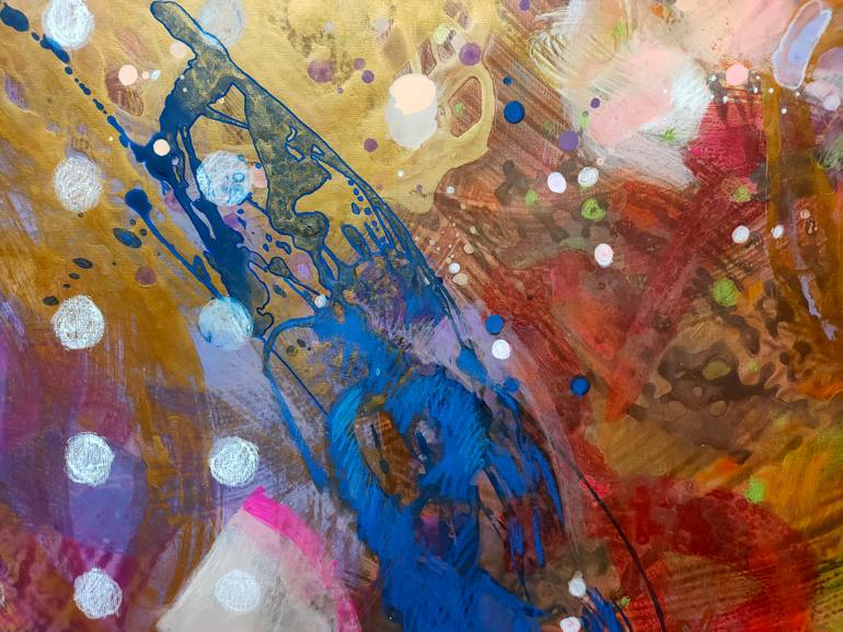 Original Abstract Love Painting by Krisztina Megyeri