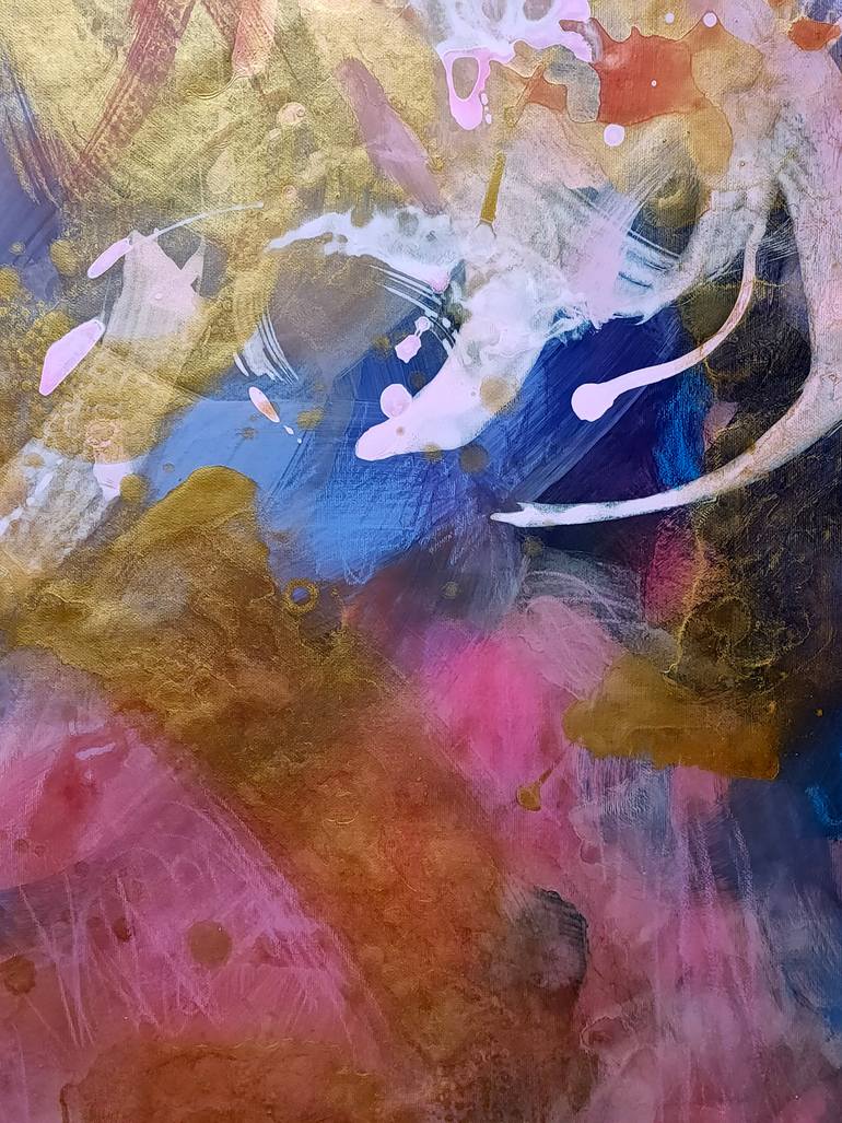 Original Abstract Expressionism Abstract Painting by Krisztina Megyeri