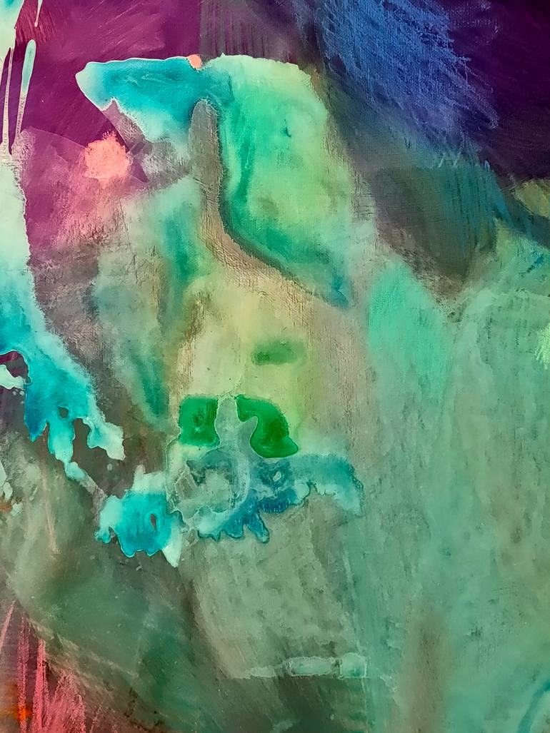 Original Abstract Expressionism Abstract Painting by Krisztina Megyeri