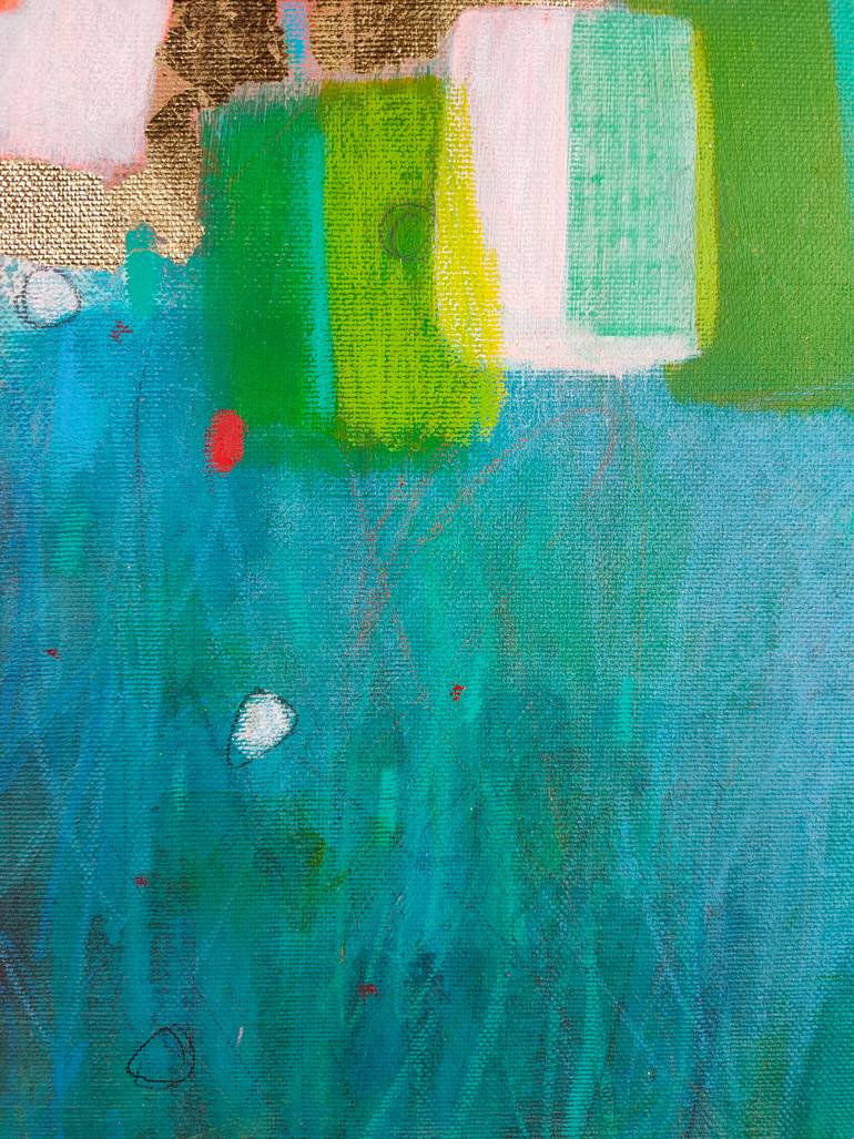 Original Pop Art Abstract Painting by Krisztina Megyeri