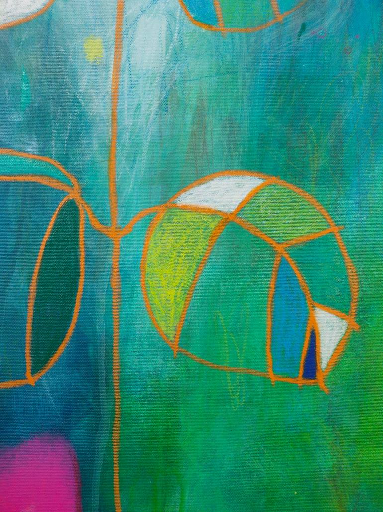 Original Pop Art Abstract Painting by Krisztina Megyeri