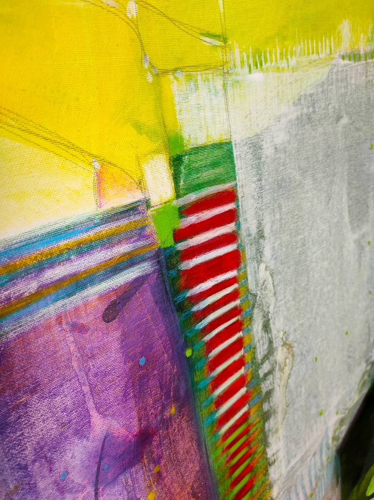 Original Abstract Expressionism Abstract Painting by Krisztina Megyeri