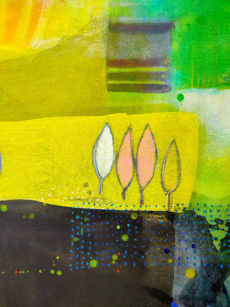 Original Abstract Expressionism Abstract Painting by Krisztina Megyeri