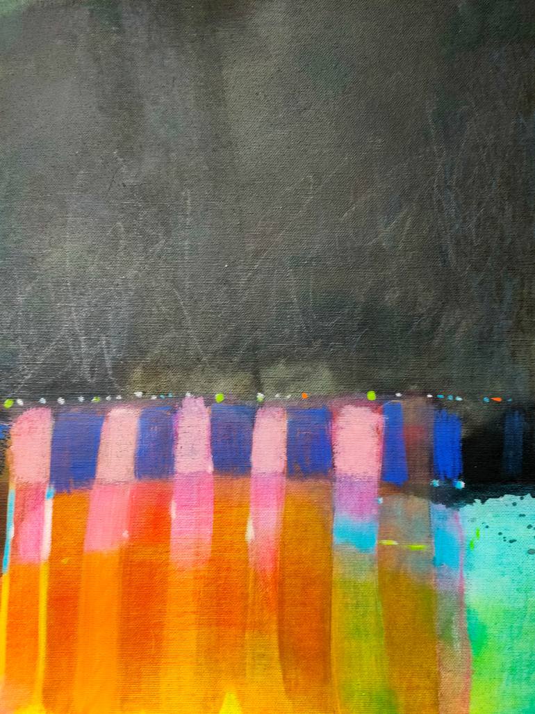 Original Abstract Expressionism Abstract Painting by Krisztina Megyeri