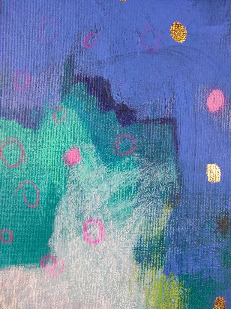 Original Abstract Expressionism Abstract Painting by Krisztina Megyeri