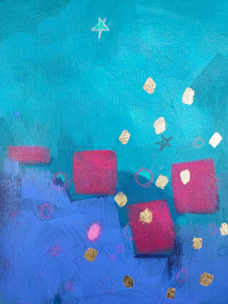 Original Abstract Expressionism Abstract Painting by Krisztina Megyeri