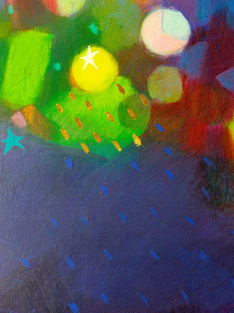 Original Abstract Expressionism Abstract Mixed Media by Krisztina Megyeri