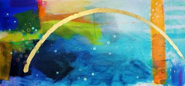 Original Abstract Seascape Paintings by Krisztina Megyeri