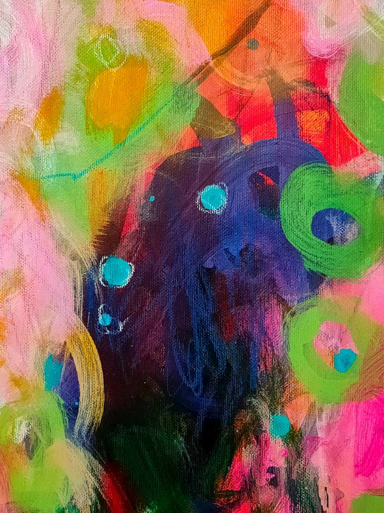 Original Abstract Landscape Painting by Krisztina Megyeri