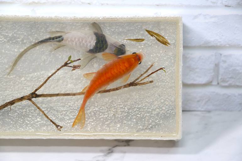 Original Art Deco Animal Painting by Lillian Lee