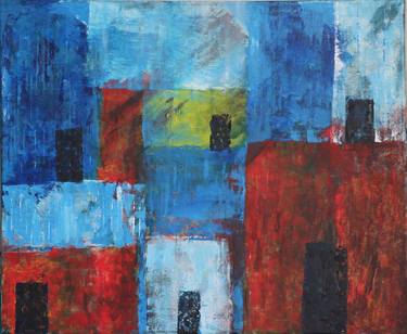 Original Cubism Abstract Paintings by Pierre Douaihy
