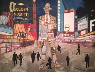 Original Conceptual Business Painting by Kiril Katsarov