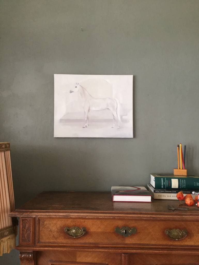 Original Horse Painting by Elsa Hartjesveld