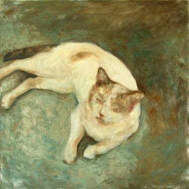 Original Realism Cats Paintings by Hélène Gélinas