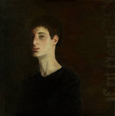 Original Figurative Portrait Paintings by Hélène Gélinas