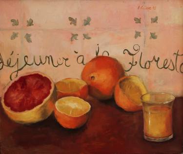 Original Expressionism Still Life Paintings by Hélène Gélinas