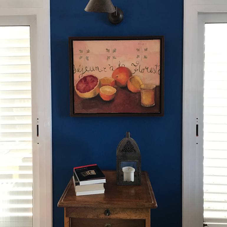 Original Expressionism Still Life Painting by Hélène Gélinas