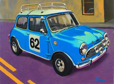 Print of Automobile Paintings by Slava Kaz