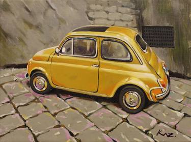 Print of Automobile Paintings by Slava Kaz