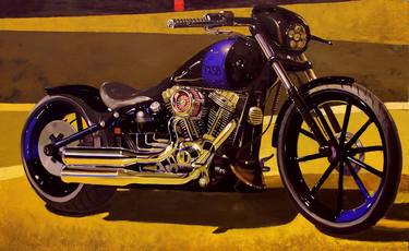 Print of Realism Bike Paintings by Slava Kaz