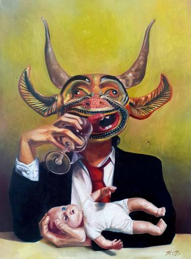 Print of Surrealism Religion Paintings by Antonio Huerta