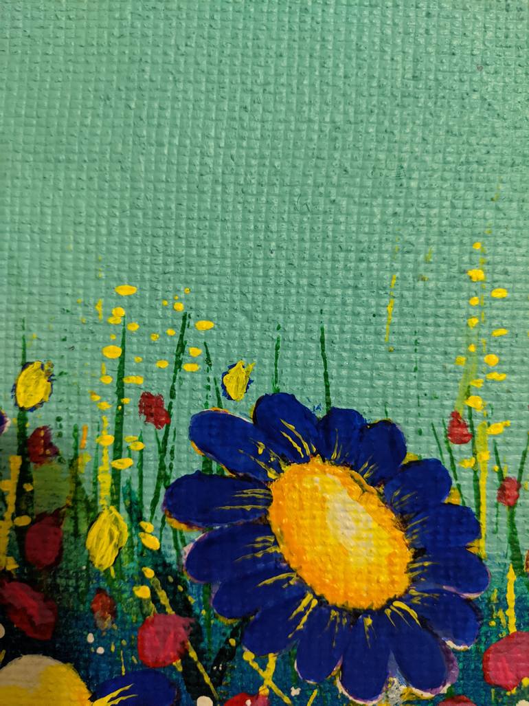 Original Art Deco Abstract Painting by Mia Ross