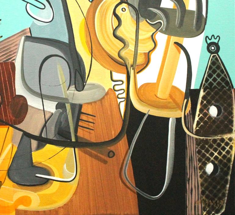 Original Contemporary Abstract Painting by Michel Blazquez