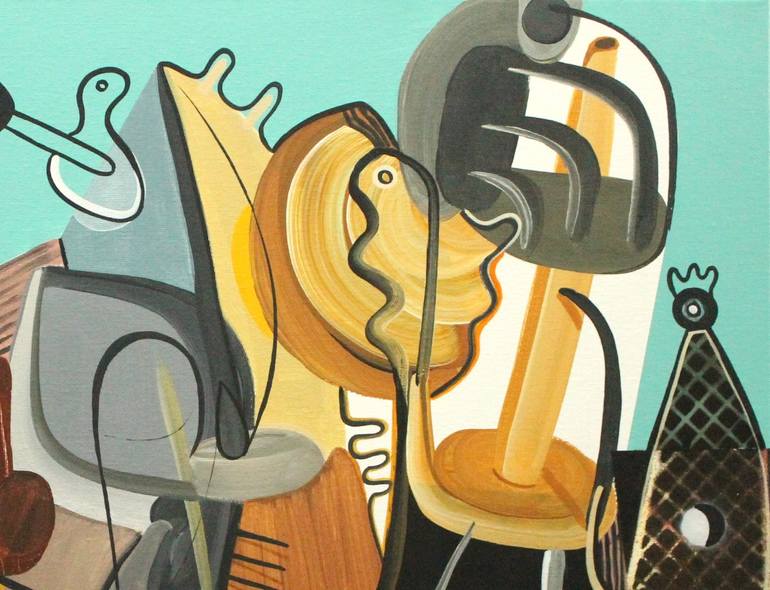 Original Contemporary Abstract Painting by Michel Blazquez