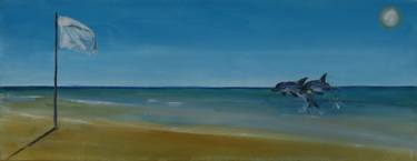 Original Expressionism Beach Paintings by Barbara Lis