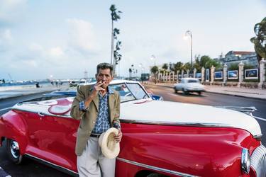 Malecon Taxi Driver, Cuba (Limited edition of 1/5, signed.) thumb