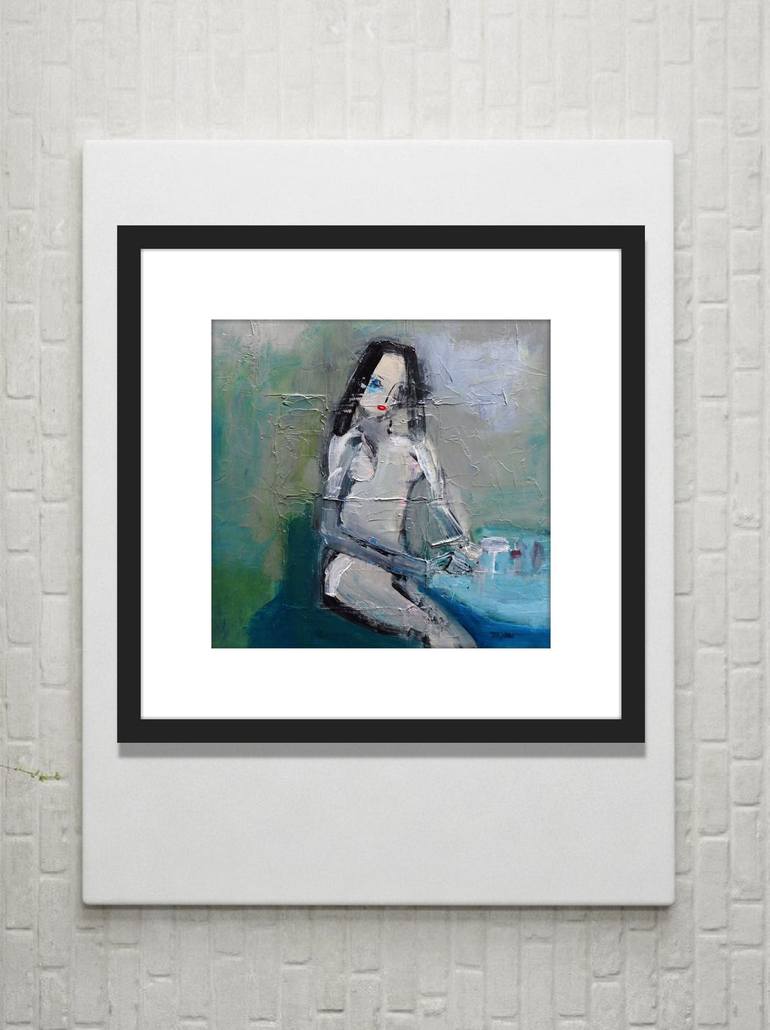 Original Abstract Erotic Painting by Tim Taylor
