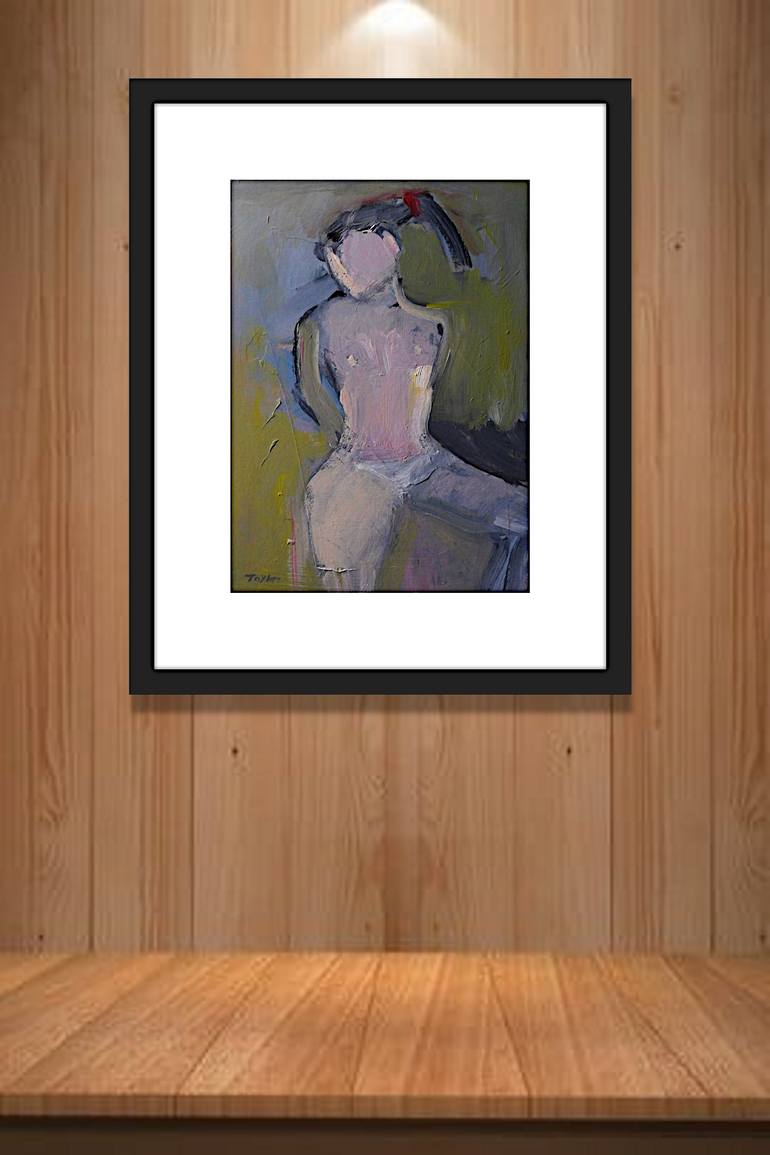 Original Abstract Erotic Painting by Tim Taylor