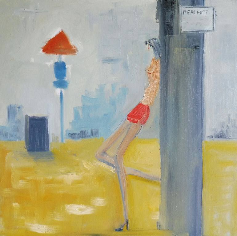Original Figurative Fashion Painting by Tim Taylor