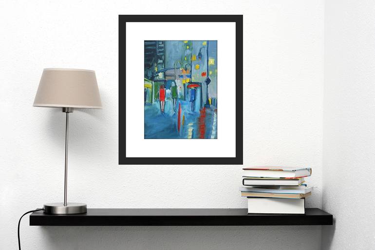 Original Abstract Fashion Painting by Tim Taylor