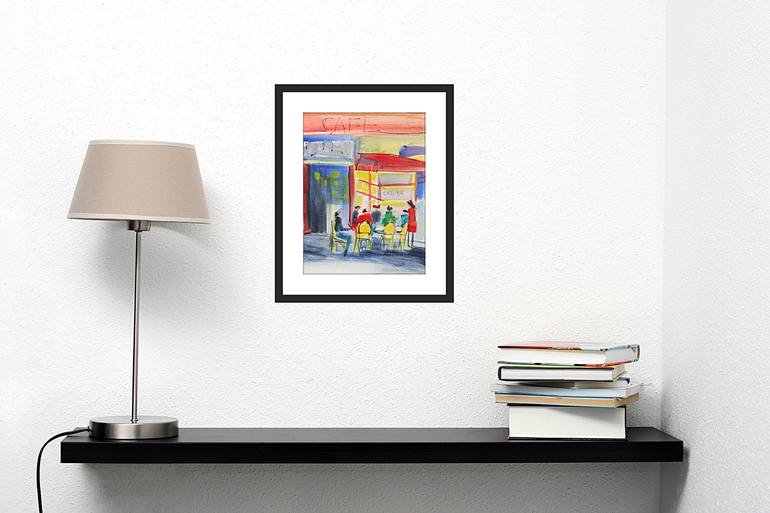 Original Impressionism Cities Painting by Tim Taylor