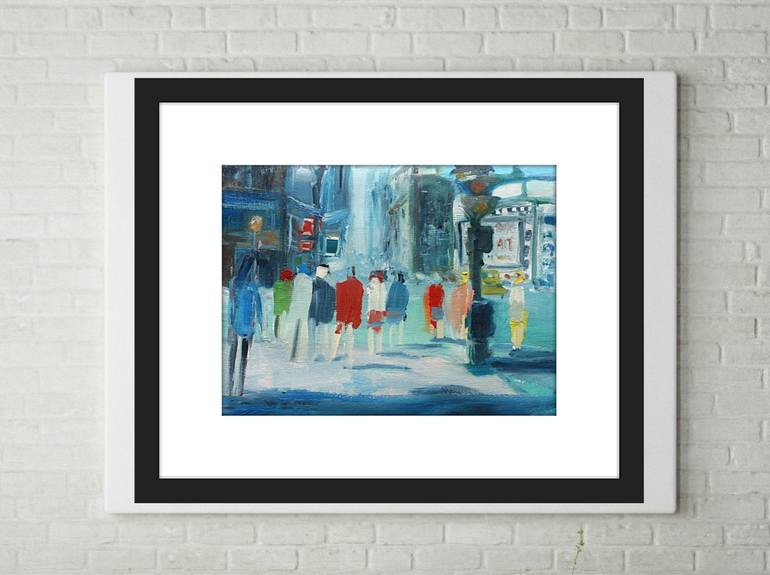 Original Abstract People Painting by Tim Taylor