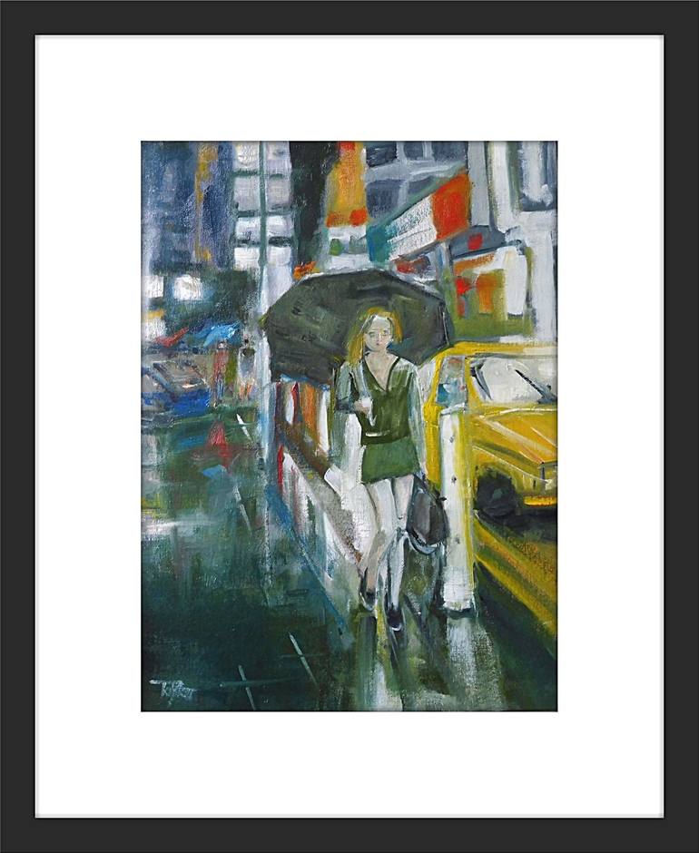 Original Figurative Cities Painting by Tim Taylor