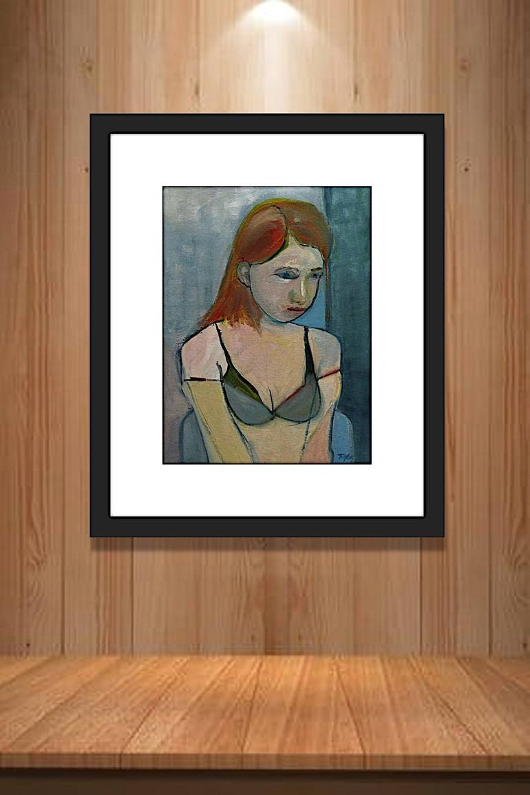 Original Contemporary Portrait Painting by Tim Taylor